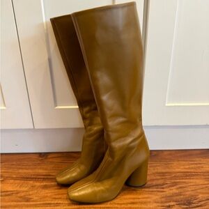 Elegant Tan Knee-High Boots